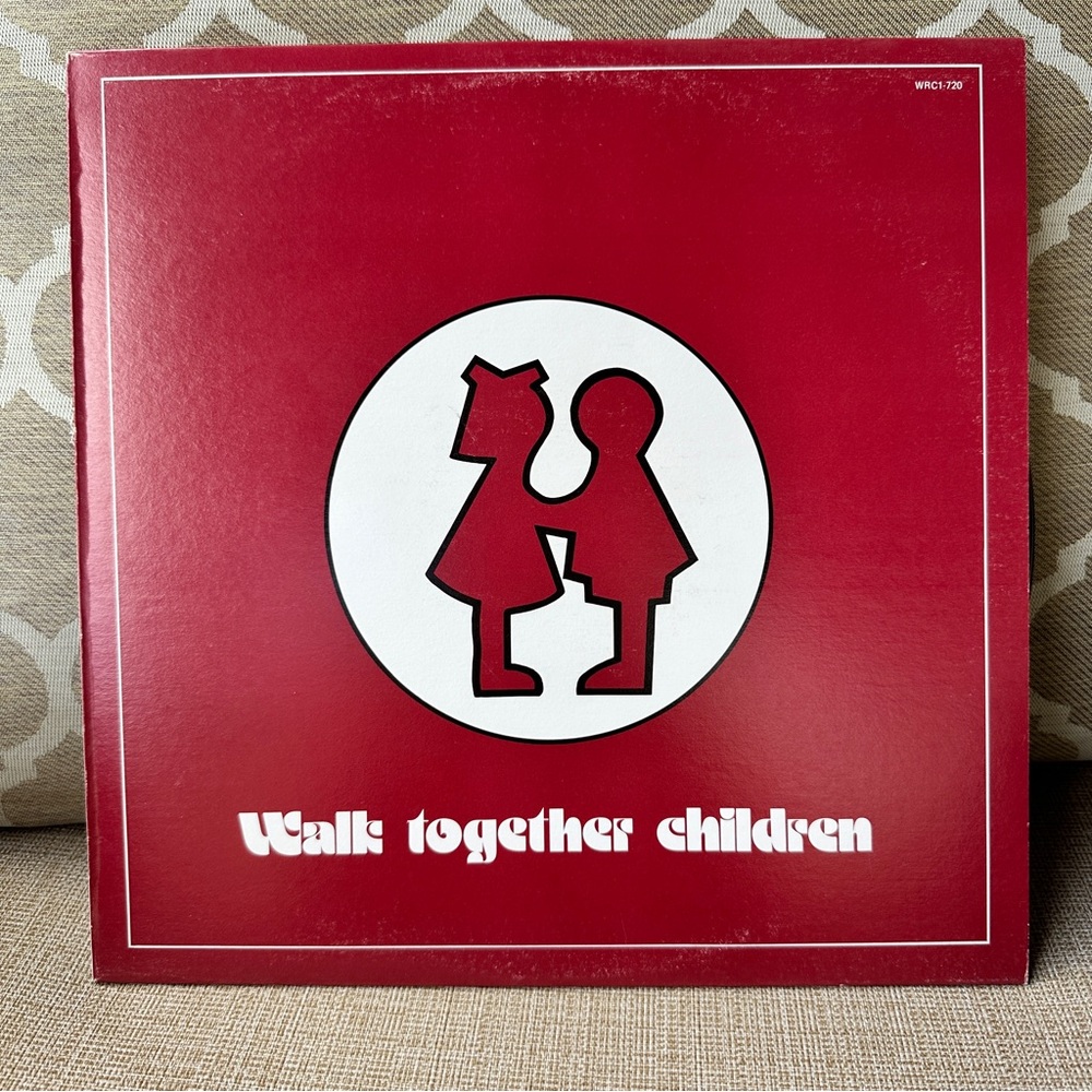 Vintage Vinyl LP - Walk together Children- Choir